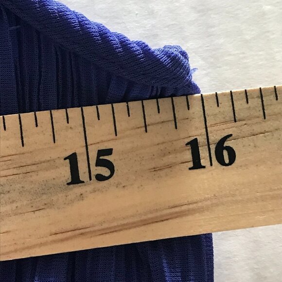 Donna Ricco New York Sleeveless Accordion Pleats High Low Cocktail Dress - Picture 12 of 13